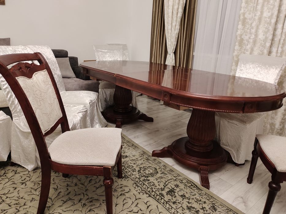 Стол Дубовый со стульями