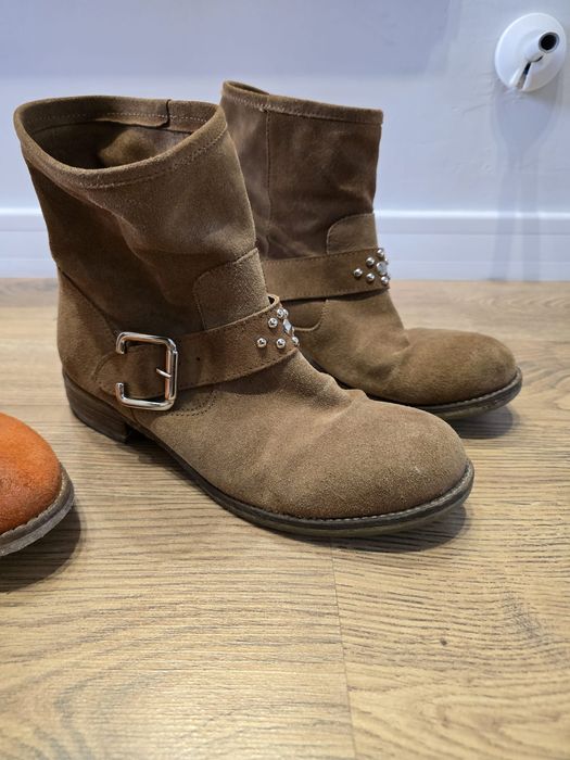 Дамски боти естествена кожа 39 номер