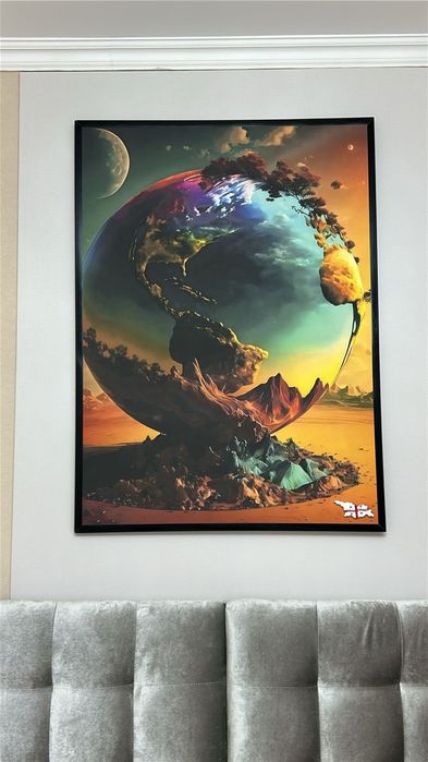 Картина большая напечатанная на холсте