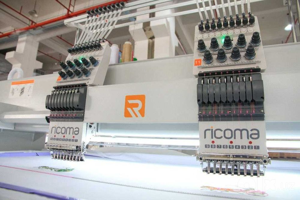 Продается 8 головочный вышивальный станок Ricoma со склада в Ташкенте.