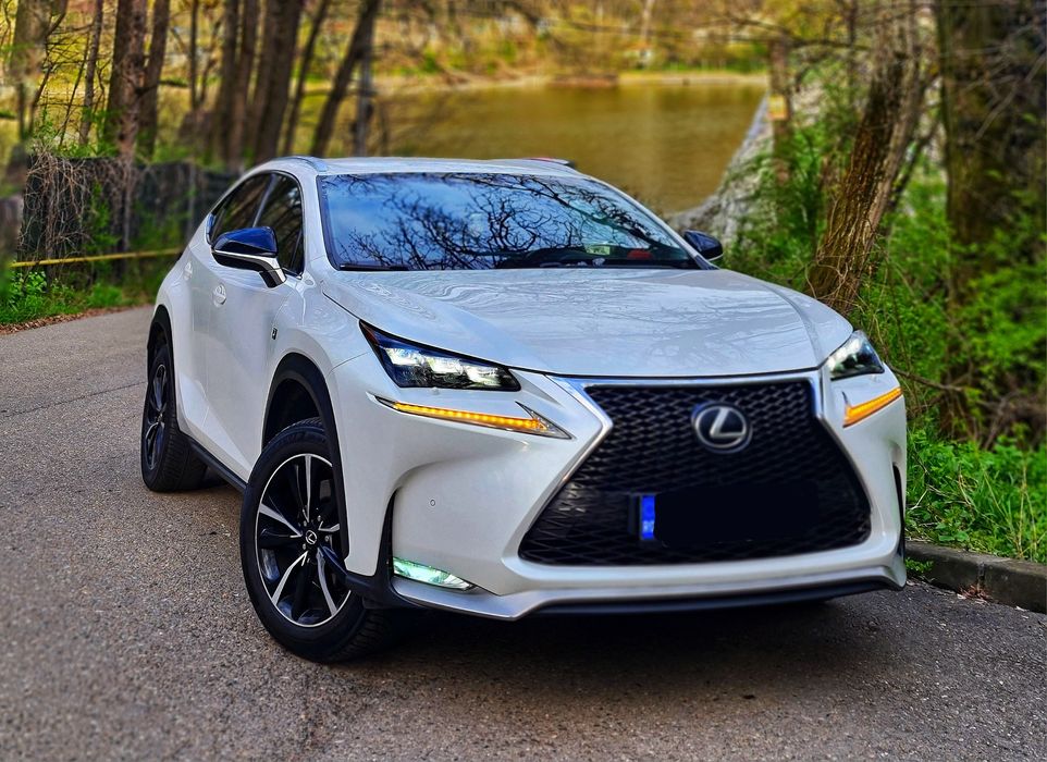 Lexus NX200T F-Sport,Benzina 2.0/240cp!4x4,FULL,Piele rosie,alb perlat