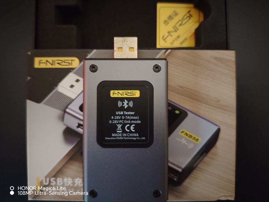 Tester USB FNIRSI FNB58, nou