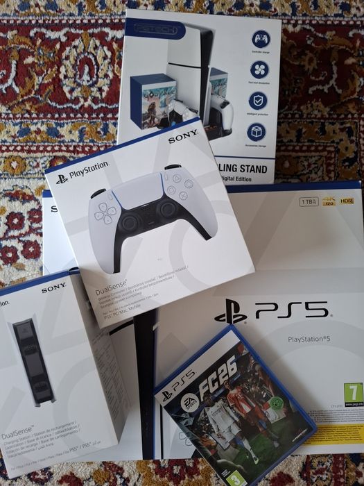 Почти нов PS 5 с всичко + Fifa 26