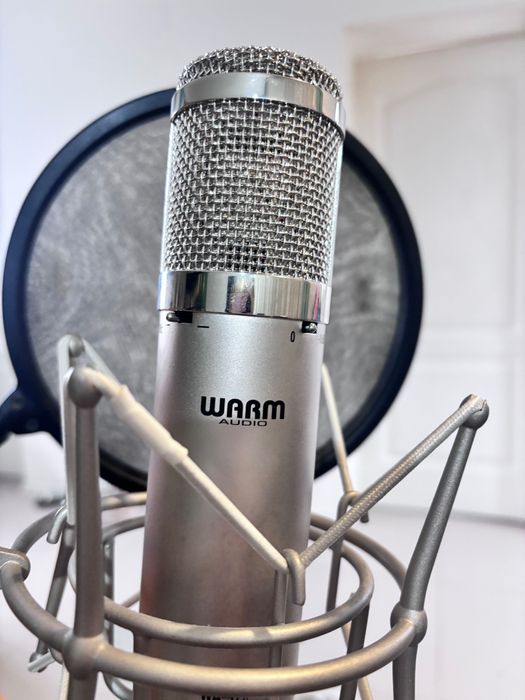 Microfon Warm AudioWA47jr, cu condensator pt.studio+FiltruPop+CabluXLR