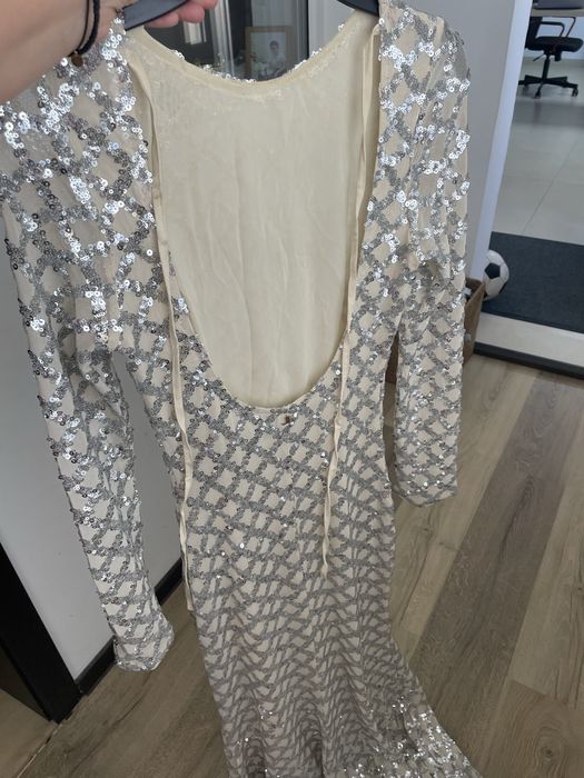 Rochie lunga cu paiete Lynne.