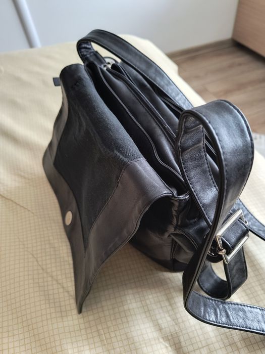 Geanta pânză tip poștaș Fila