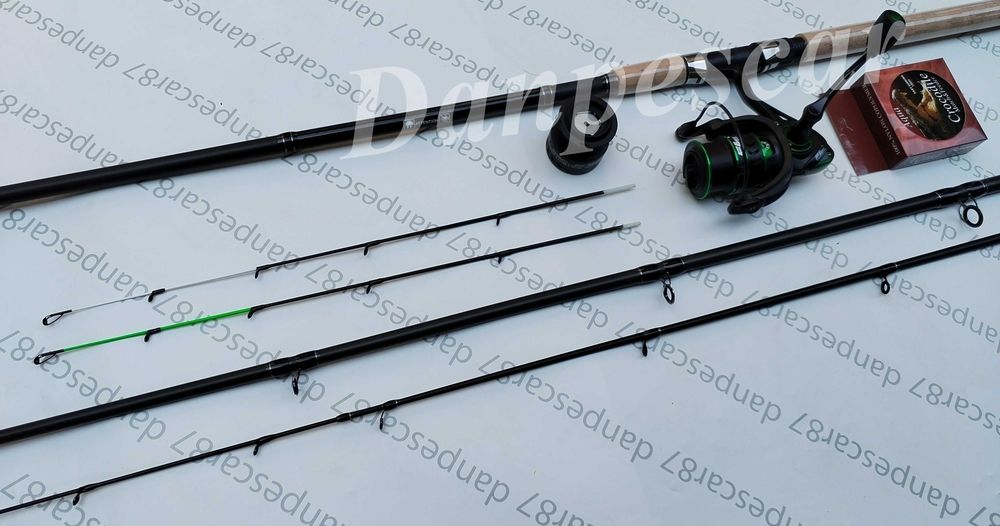 SET FEEDER PRO FL Lanseta FALCONS 3,90m 180gr Mulineta SP4000 SI FIR