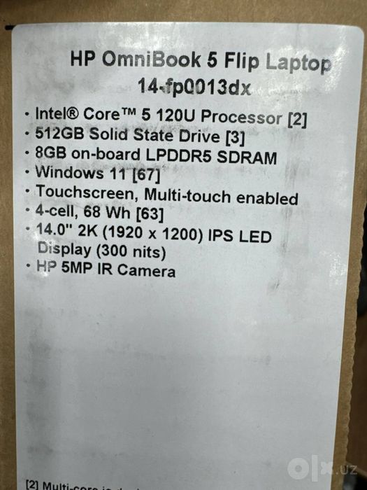 Hp Omnibook 5 Flip 14.0