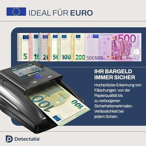 Детектор за банкноти Detectalia D7T+ EUR GBP USD TFT
