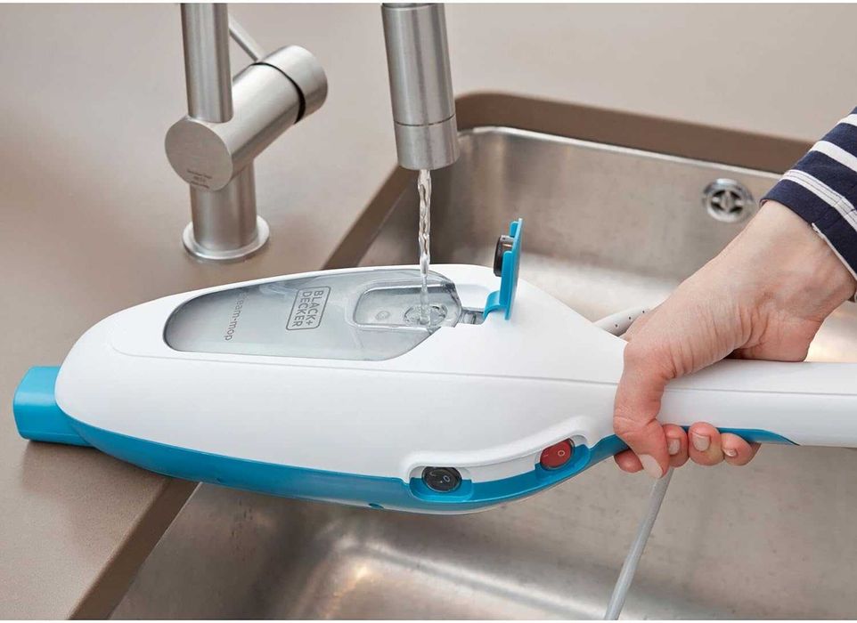 Парен моп Black & Decker 5 в 1, 1300W, Убива 99,9% от бактериите