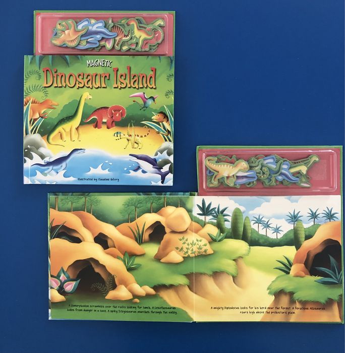 Carte cu magneti dinozauri