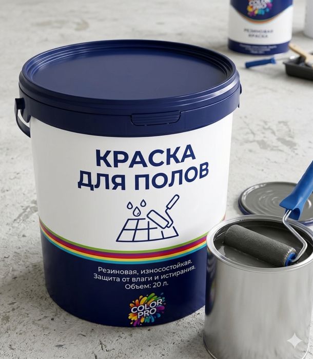 Износостойкая краска для полов ColorPro