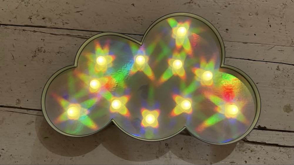 Deciratiune luminoasa norisor cu baterii