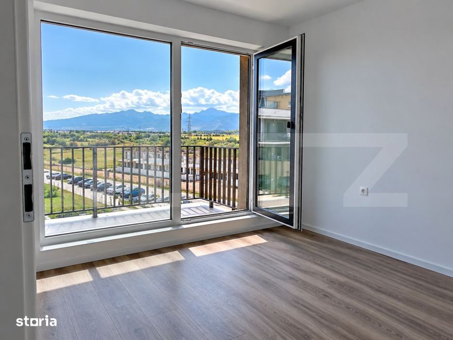 Apartament 3 camere, 70 mp, 2 balcoane, zona Rasnov