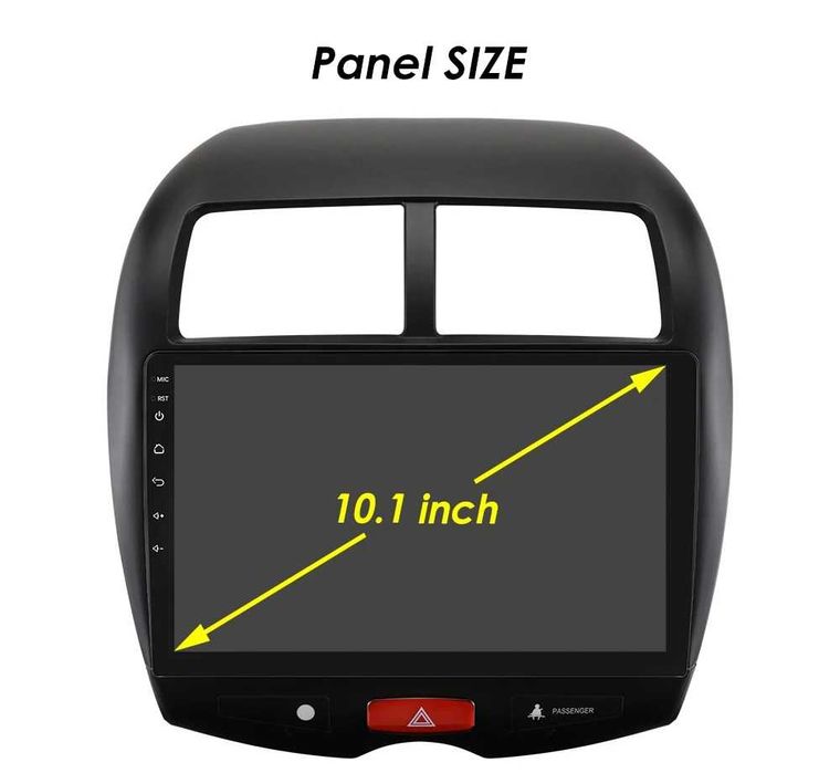 Мултимедия 10" за MITSUBISHI ASX Android 14 CARPLAY навигация GPS DSP