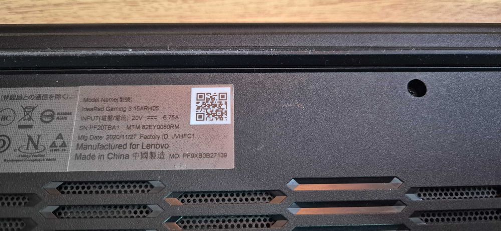 Vind laptop Lenovo Idealpad Gaming3