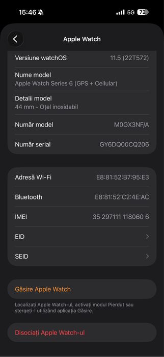 Apple watch seria 6