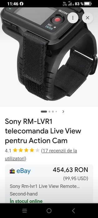 Telecomanda  cameră Sony