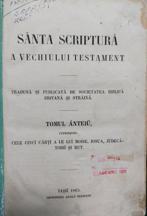 Biblia - Vechiul Testament, 3 Volume