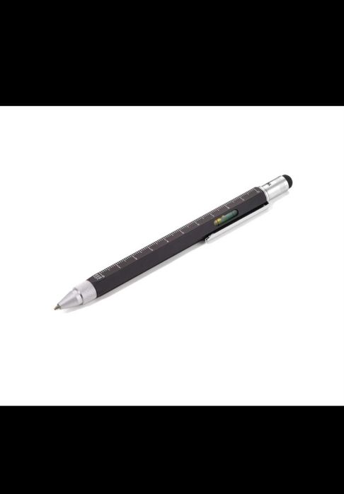 Многофункционална метална химикалка Troika Construction черна