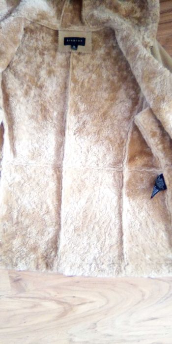 Пухкаво палто с качулка М размер