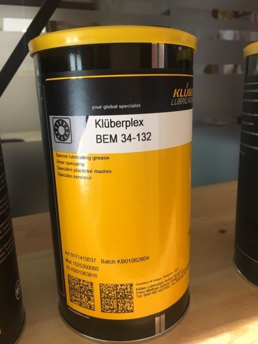 Kluberplex BEM 34-132 - специальная консистентная смазка от Kluber