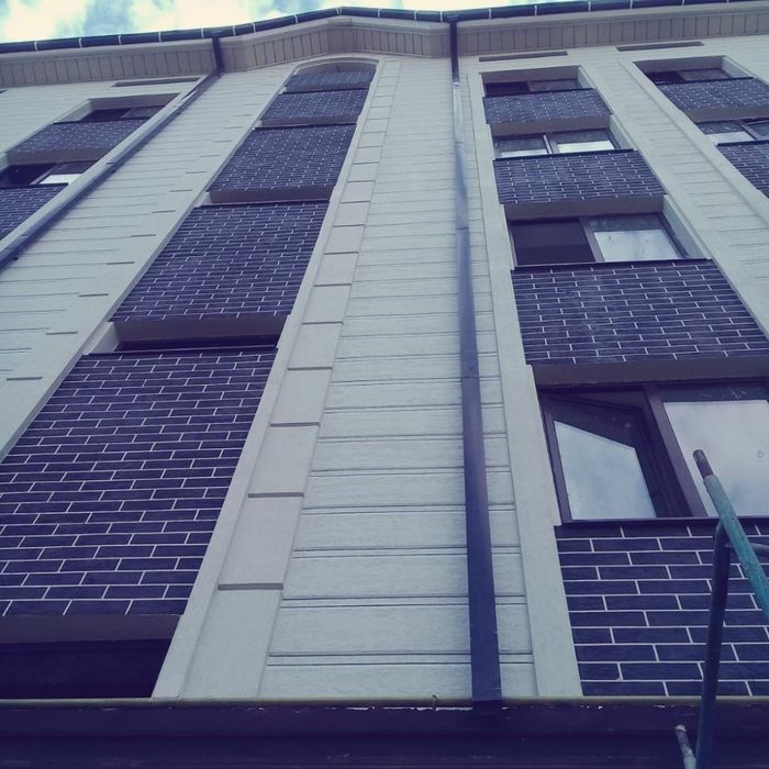 Travertin fasad ishlari buyicha usta