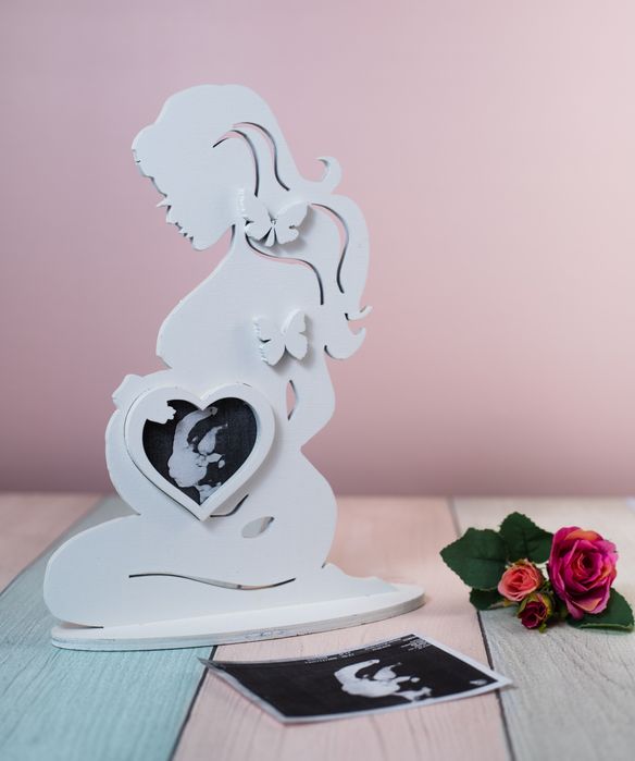 Фоторамка УЗИ. Белая