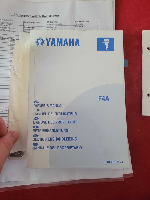 Vând motor de barca yamaha 4 cai