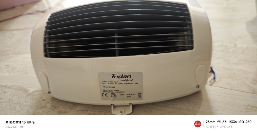 Отоплителна печка Tedan