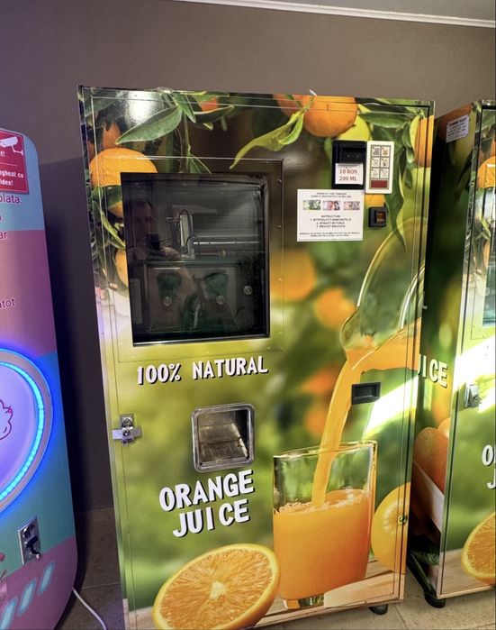 Vending machine , aparat suc de portocale