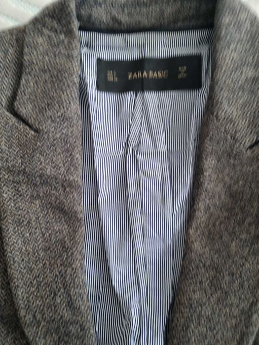 Zara Basic вълнено сако