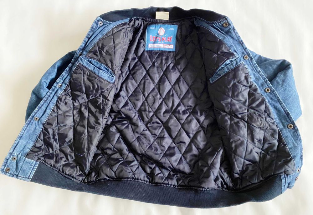Geaca baieti, Zara, denim, 128( 8 ani)
