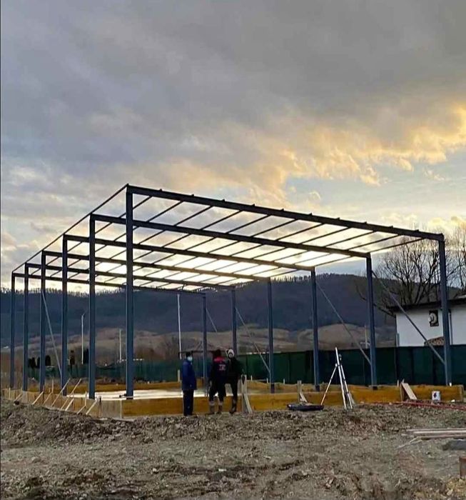 Vand hale metalice complete pentru:
- Service Auto 
- Spalatorie Auto