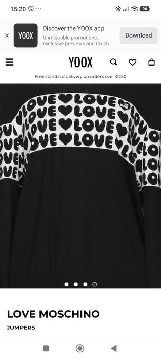 Оригинален пуловер Love Moschino