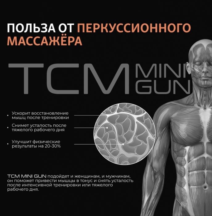 Массажер перкуссионный с насадками