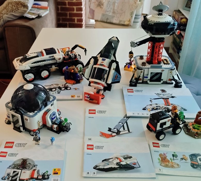 3 seturi Lego City Space 60432, 60434, 60439