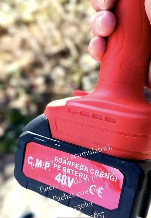 Foarfeca electrica 2 acumulatori 48v 8ah,Noi sigilate!Campion Ural