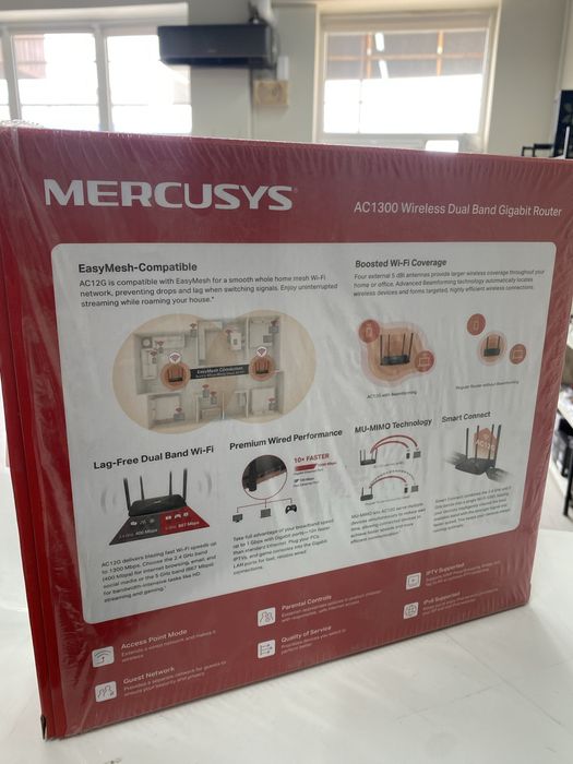 Роутер Mercusys AC1300 (почти новая)