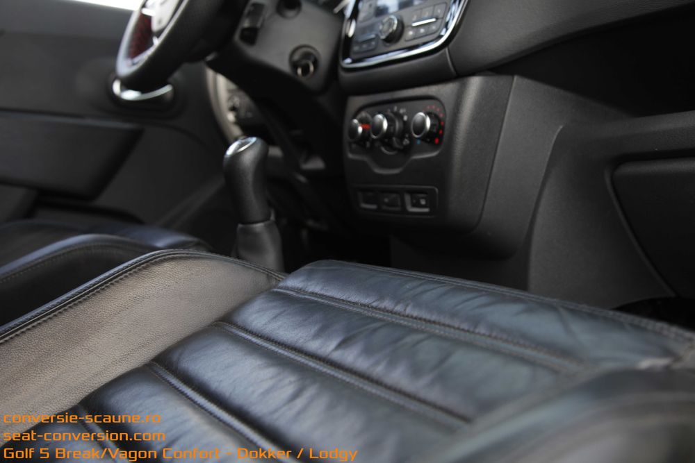 Sistem adaptare scaune de VW Scirocco pe Lodgy Dokker