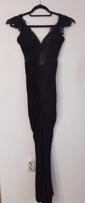 Rochie lunga cu trena Chantall