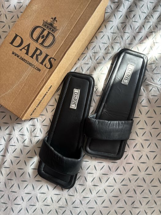 Естествена кожа чехли Daris