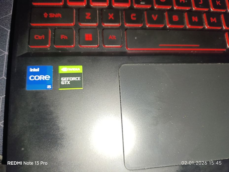 Acer Nitro 5 model AN515-57 i5-11400H | GTX 1650 | SSD 512 GB