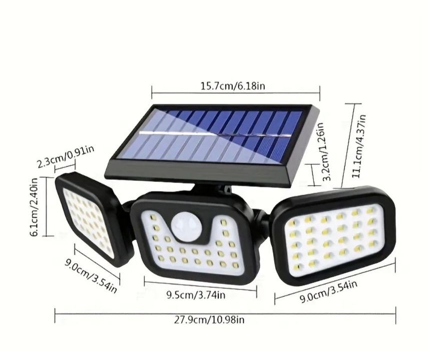 Vând bec solar nou