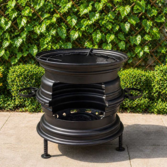 Set sobă din jantă + disc grătar aluminiu 60 cm – 399 lei