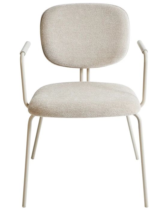 NOU Set de 2 scaune "CARILLE", bej