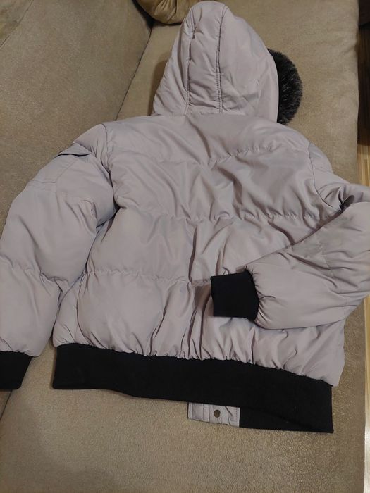 Geaca gri  pentru adolescenti