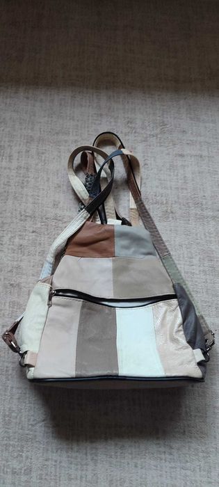 Rucsac/geanta de piele naturala