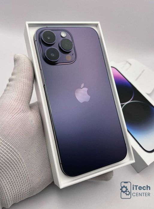iPhone 14 Pro MAX, 128GB, Purple, 100% батерия, ОТЛИЧЕН, ГАРАНЦИЯ!