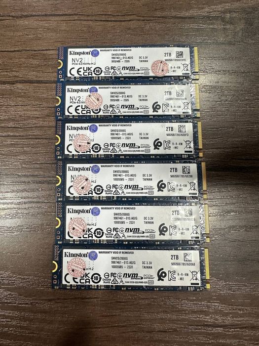 Продаётся Kingston NV2 2TB M.2 2280 NVMe PCIe 4.0